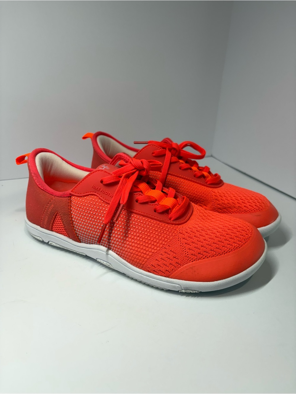 Hike Footwear Barefoot Shoes Womens Size 9 9.5 Mens 7 7.5 Orange Mesh Sneakers